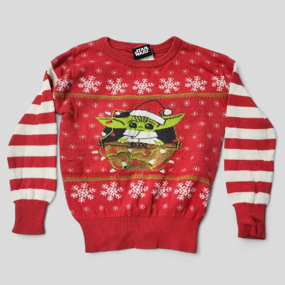 Star Wars Toddler Christmas Sweater 3T – Baby Yoda Ugly Holiday Pullover